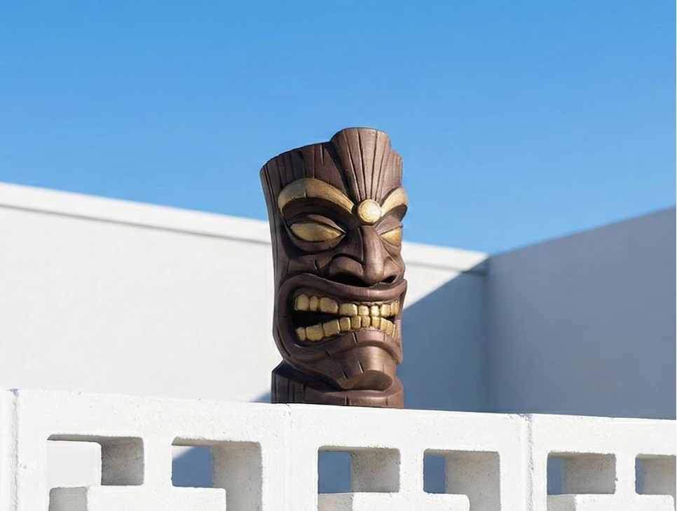 Tiki Totem, Bar Decor Statue