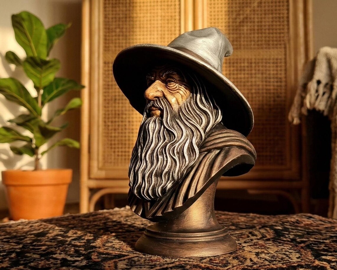 Gandalf Bust, Fantasy Shelf Decor