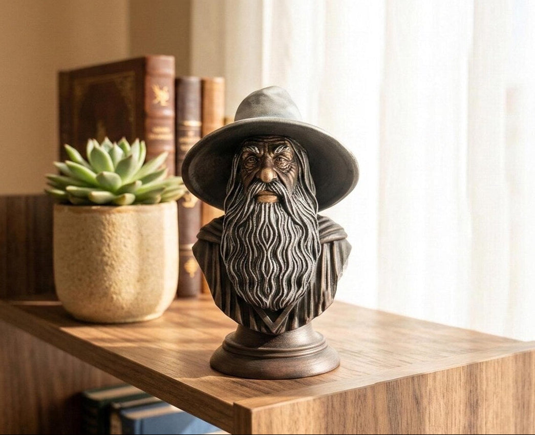 Gandalf Bust, Fantasy Shelf Decor