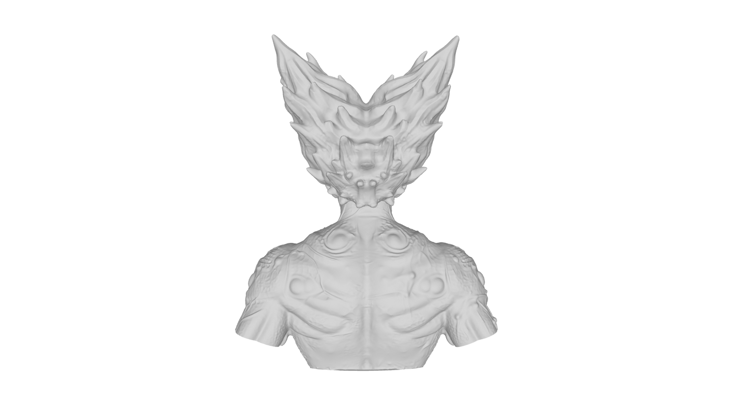Cosmic Garou Bust (STL FILE)