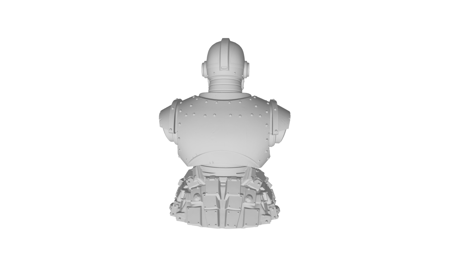 Iron Giant printable model detail, movie fan art figure high detail STL file