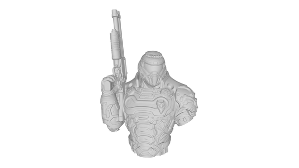 Doom Guy Statue (STL FILE)