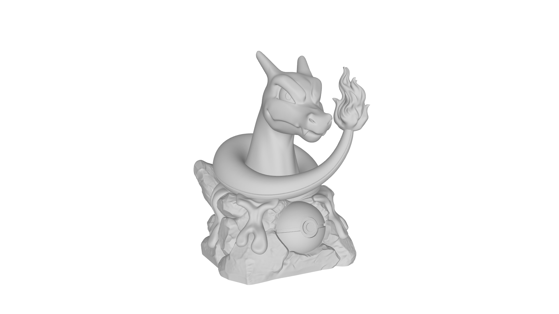 Pokemon fan art STL file high resolution