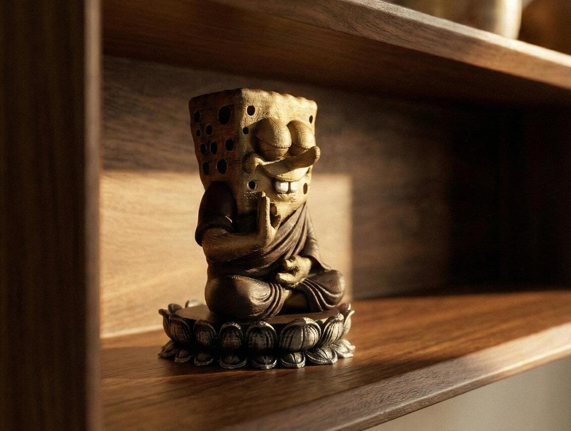 SpongeBob Buddha, Pop Culture Meditation Statue